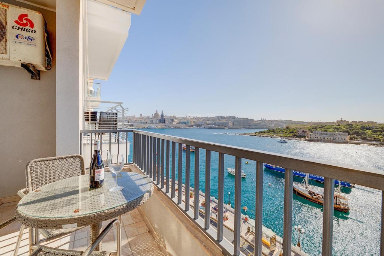 Marvellous Apartment With Valletta And Harbour Views Sliema Exterior photo